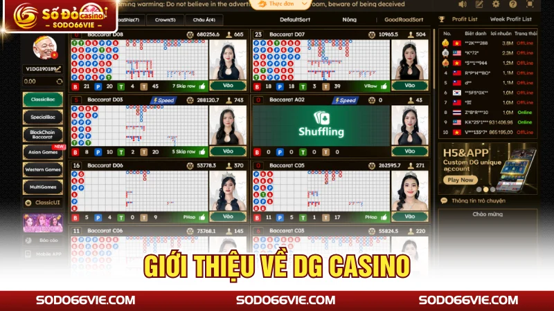 Giới thiệu về DG Casino