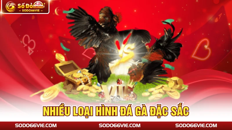 Nhiều loại hình đá gà đặc sắc